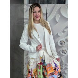 TARA fehér blézer AKCIÓS KOLLEKCIÓ