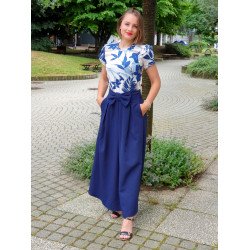 TINA sötétkék maxi alj ŐSZI ÚJDONSÁGOK/ nadrágok/aljak