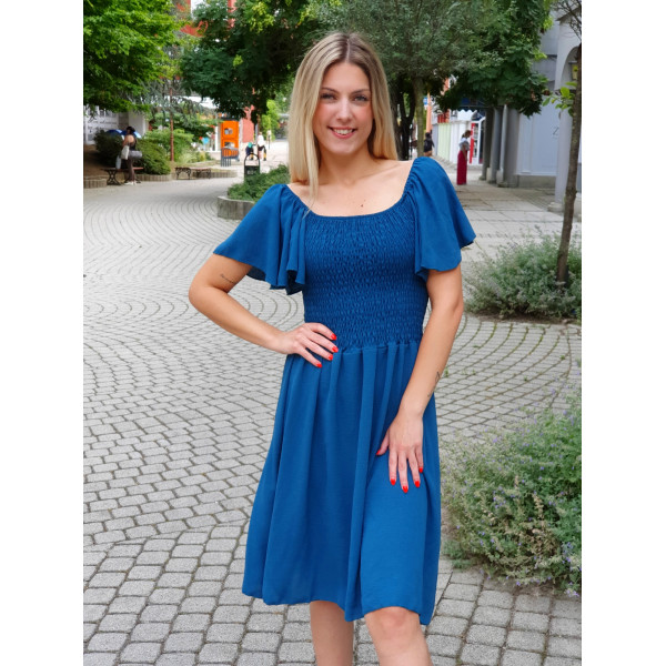 FEDRA petrolkék ruha