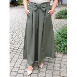 TINA khaki  maxi alj ŐSZI ÚJDONSÁGOK/ nadrágok/aljak