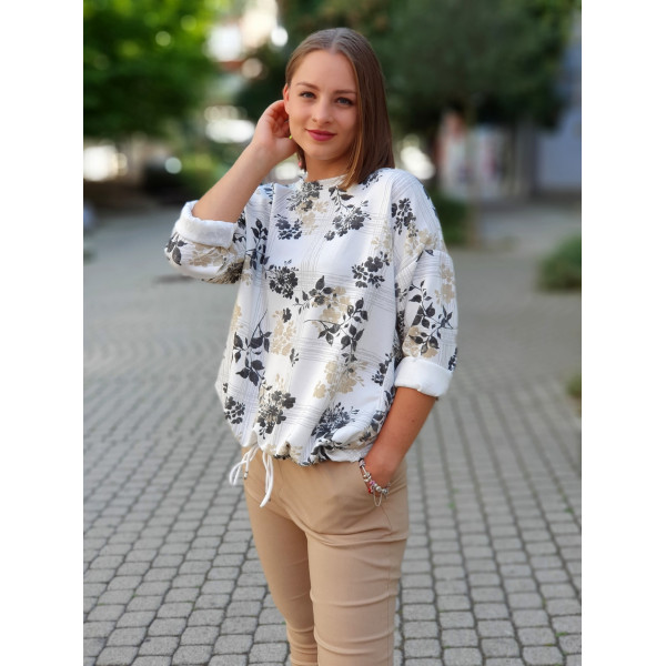 BONNIE mintás pulóver