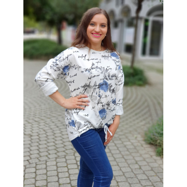 BONNIE mintás pulóver