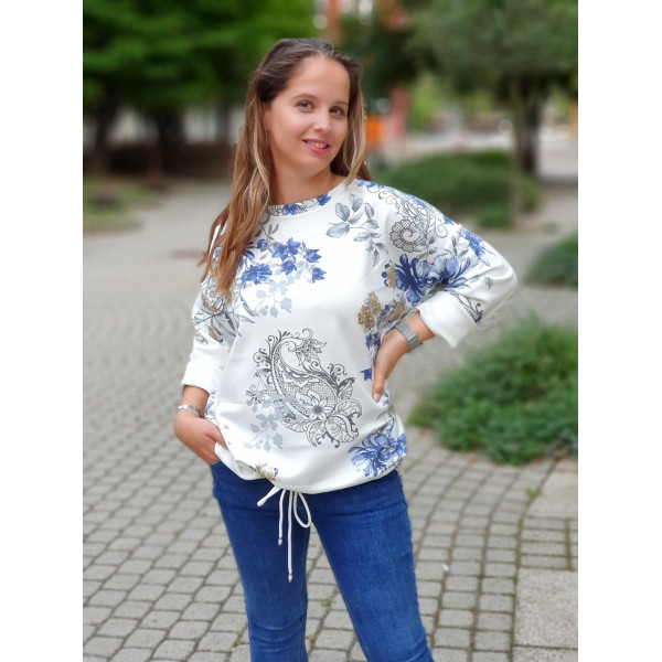 BONNIE mintás pulóver