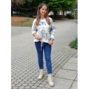 BONNIE mintás pulóver