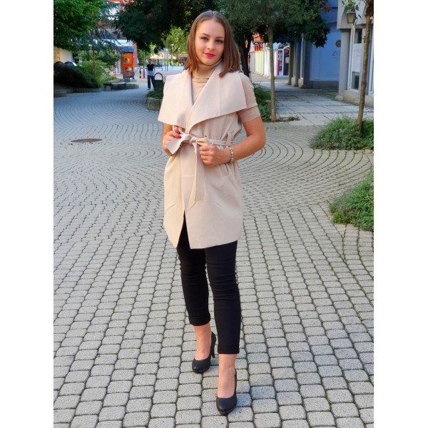 KLARA bézs mellény