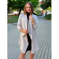 MIANA bézs kardigán ŐSZI ÚJDONSÁGOK