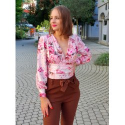 SHELLY virágmintás body