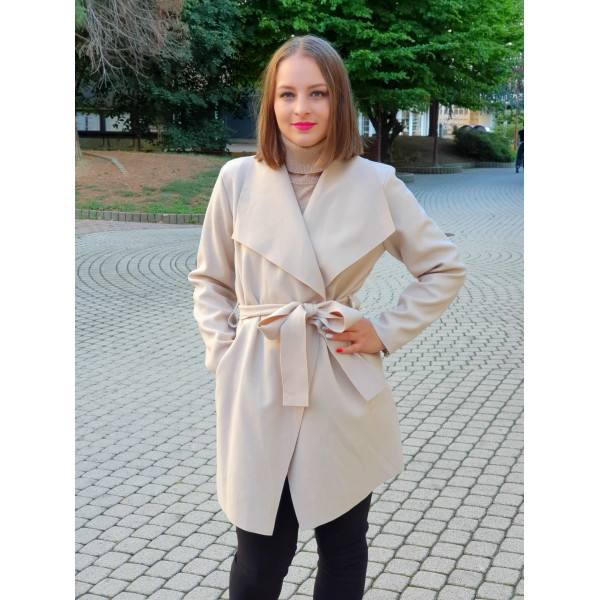 KLARA bézs kabát