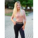 VOGUE fekete nadrág