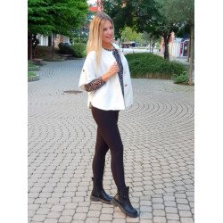 LILI krémfehér poncsó ŐSZI ÚJDONSÁGOK
