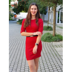 JADE bordó kötött ruha ŐSZI ÚJDONSÁGOK