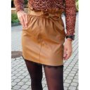 LAYLA barna bőr hatású alj