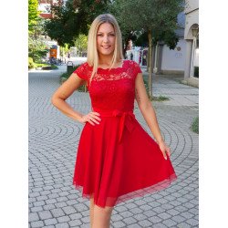 VIOLETT bordó csipke/tüll ruha ŐSZI ÚJDONSÁGOK