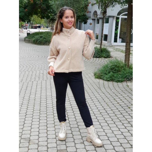 LÉNA bézs poncsó