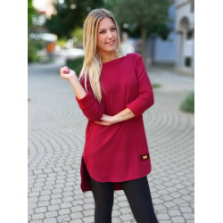 AUDRY burgundi tunika