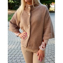 LÉNA mogyoróbarna poncsó ŐSZI ÚJDONSÁGOK