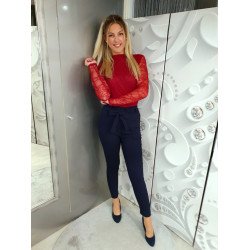 MONA bordó csipkefelső ŐSZI ÚJDONSÁGOK