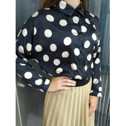 PRETTY pöttyös szatén ing ŐSZI ÚJDONSÁGOK