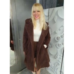 PEARY csokibarna kabát