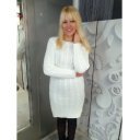 VIVA krémfehér kötött ruha