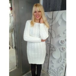 VIVA krémfehér kötött ruha ŐSZI ÚJDONSÁGOK