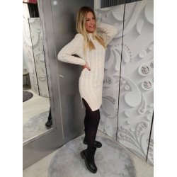 VIVA bézs kötött ruha ŐSZI ÚJDONSÁGOK