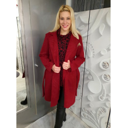 FANKA bordó szövetkabát ŐSZI ÚJDONSÁGOK