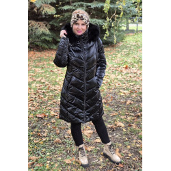 VALENTINA fekete télikabát