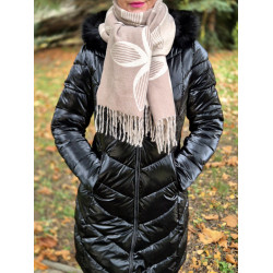 BÉZS-KRÉM mintás sál KIEGÉSZÍTŐK