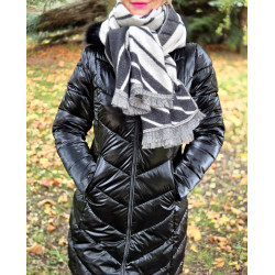 SZÜRKE-KRÉM mintás sál KIEGÉSZÍTŐK