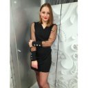 ELEGANT fekete alkalmi ruha