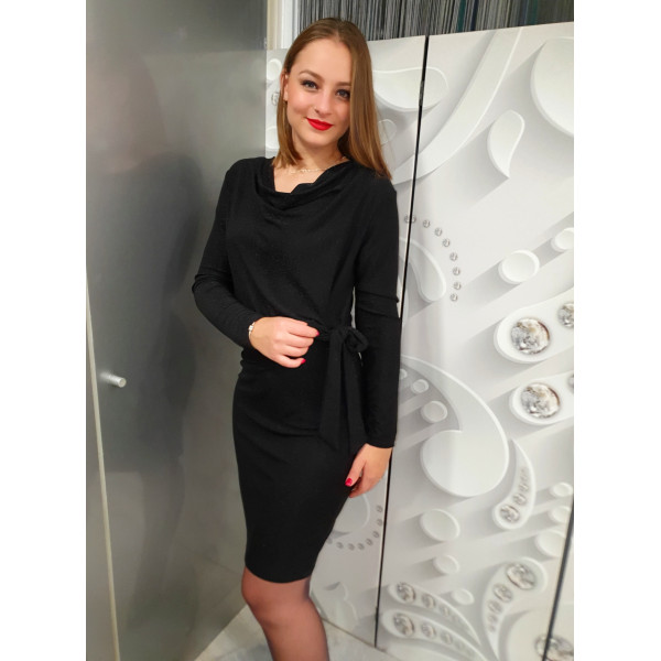 CALLIE fekete alkalmi ruha