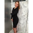 CALLIE fekete alkalmi ruha