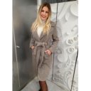 PEARY barnásszürke kabát