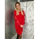 LUISA piros masnis kötött ruha