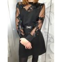 SEVINA fekete alkalmi ruha