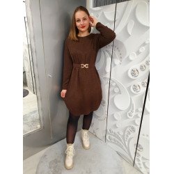 RASE csokibarna ruha ŐSZI/TÉLI ÚJDONSÁGOK