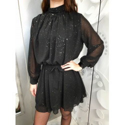 LARINA fekete alkalmi ruha