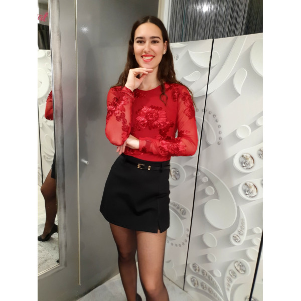 VIVIEN bordó felső