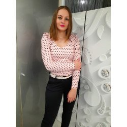 HANNA pöttyös felső ÚJ TAVASZI KOLLEKCIÓ