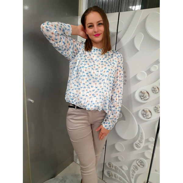 RÓZY virágmintás felső