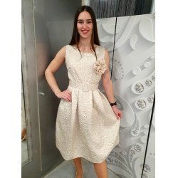 DÍVA bézs ruha ÚJ TAVASZI KOLLEKCIÓ