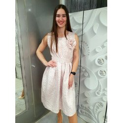 DÍVA púder rózsaszín ruha ÚJ TAVASZI KOLLEKCIÓ