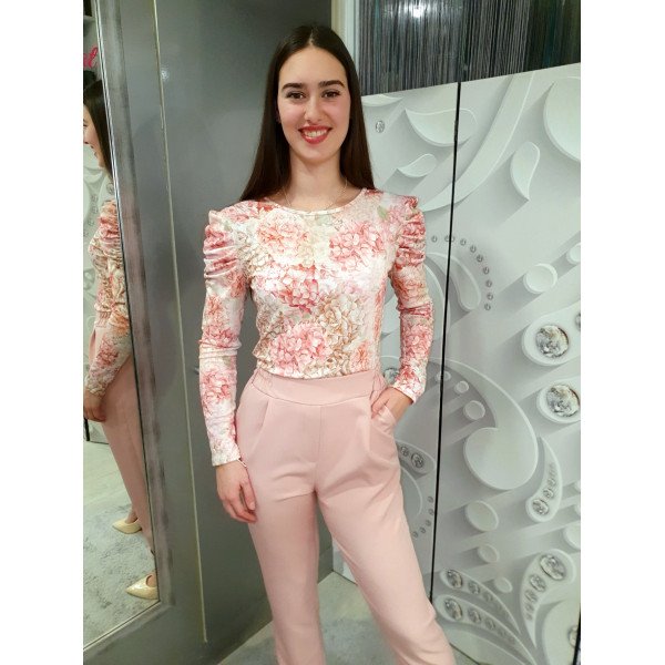 BLANCA virágmintás felső