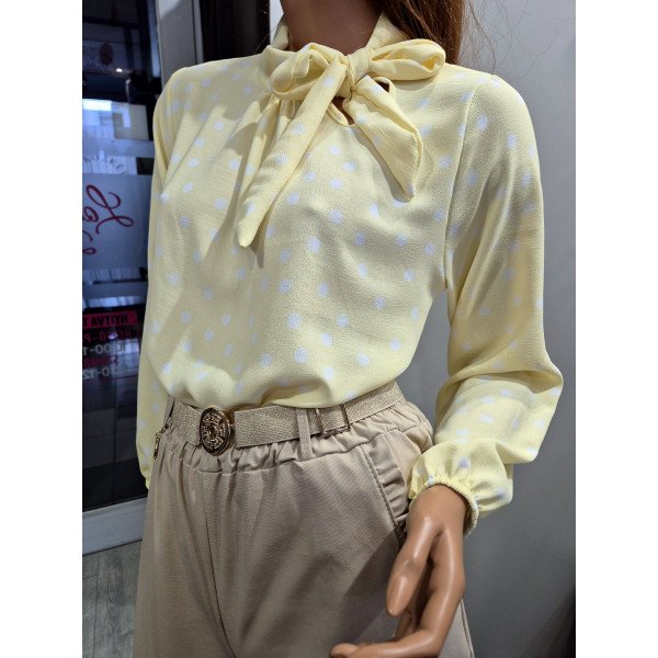 ZOÉ pöttyös felső