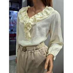 MINA zsabós nyakú felső ÚJ TAVASZI KOLLEKCIÓ