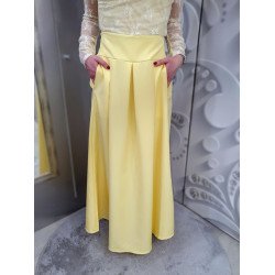 PAMELA sárga maxi alj