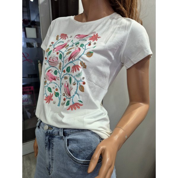 BELLE mintás póló