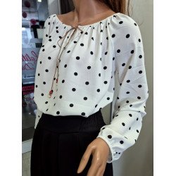 VALERIA pöttyös felső ÚJ TAVASZI KOLLEKCIÓ