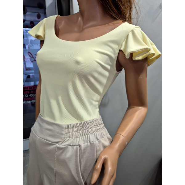 TIANA vanília sárga felső